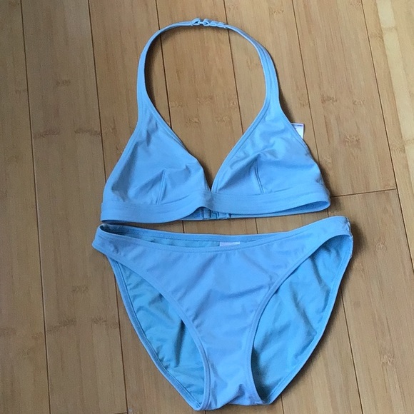 H&M Other - Triangle halter bikini swim set, 34B top, 8 bottom